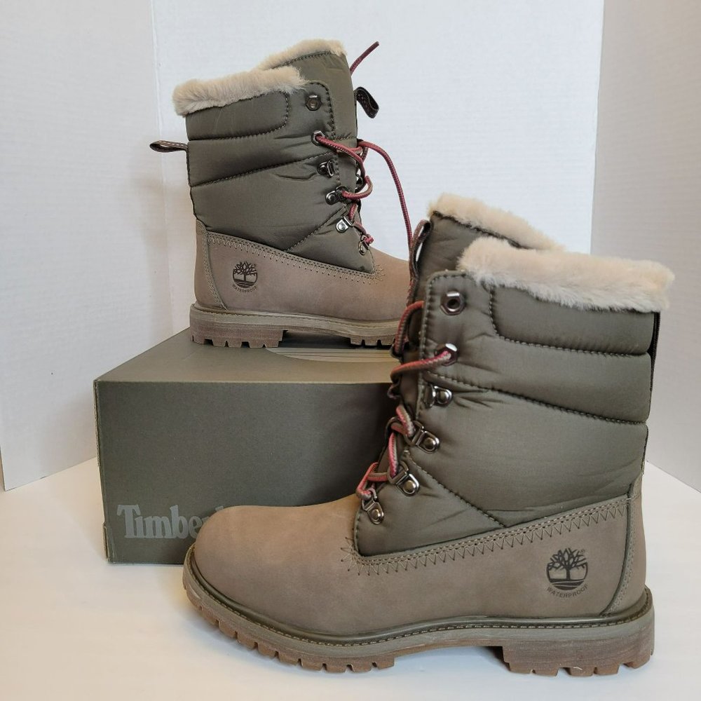 COPY - NIB TIMBERLAND 6 INCH PREMIUM PUFFER WATERPROOF BOOTS